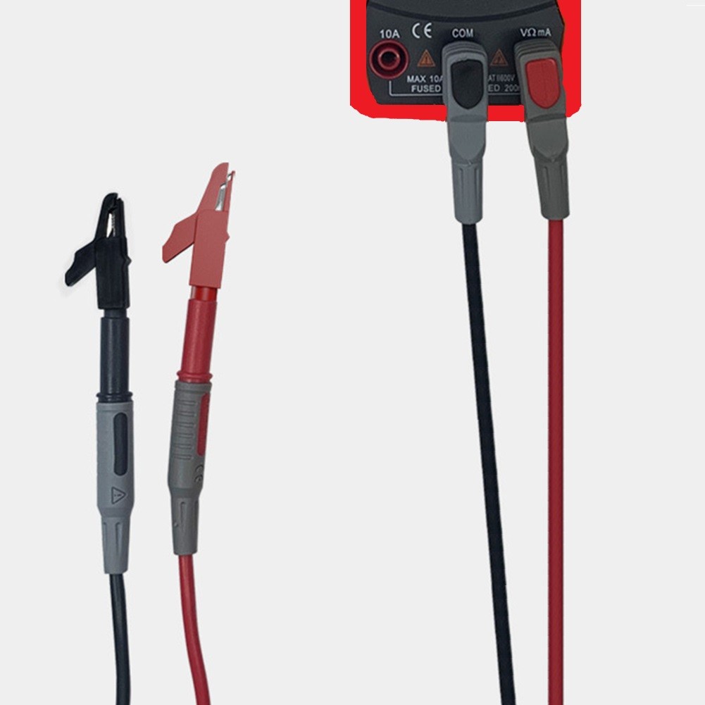 6 Isolierte Krokodilklemmen – 20A, Mit 4mm Bananenbuchse, Rot/schwarz, Für Multimeter & Elektronik 6 Isolierte Krokodilklemmen – 20A, Mit 4mm Bananenbuchse, Rot/schwarz, Für Multimeter & Elektronik