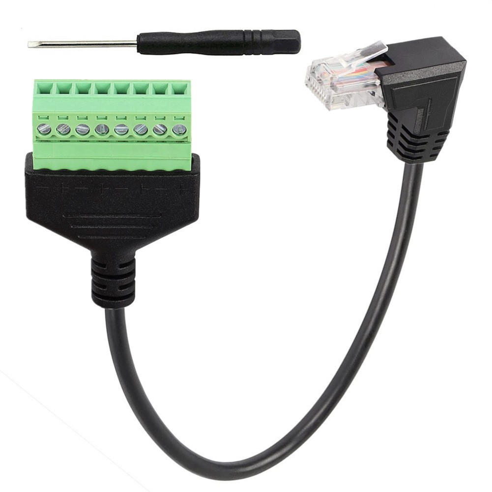 Adaptateur câble réseau pour bornes RJ45 vers 8 broches pour différents câbles - Photo 13/24