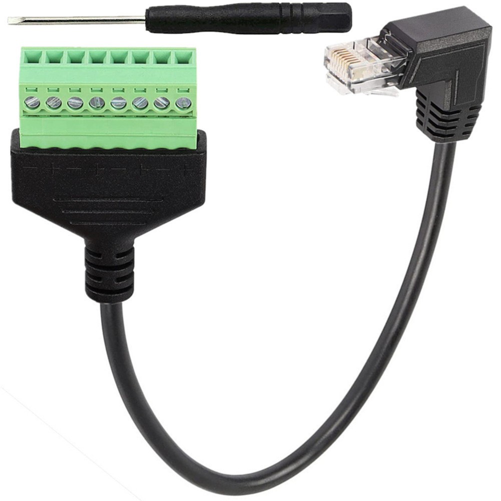 Adaptateur câble réseau pour bornes RJ45 vers 8 broches pour différents câbles - Photo 17/24