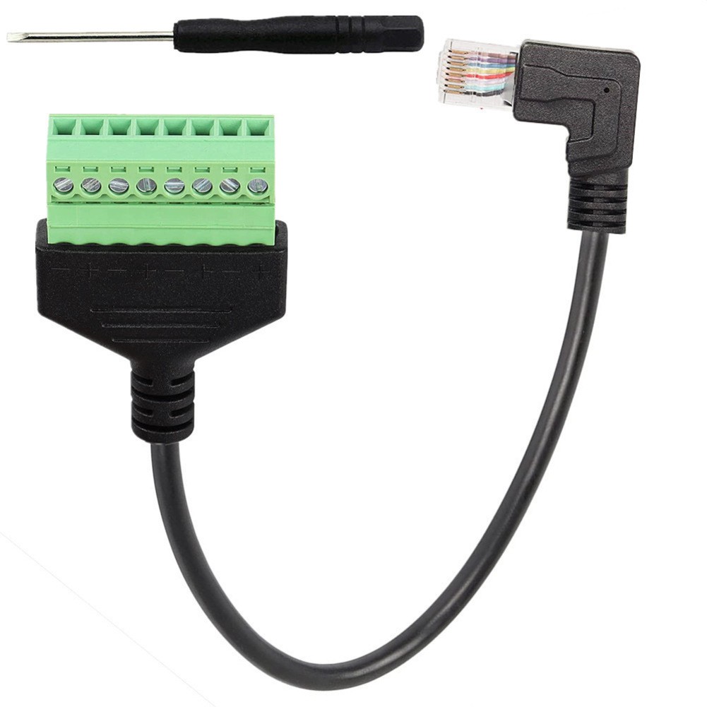 Adaptateur câble réseau pour bornes RJ45 vers 8 broches pour différents câbles - Photo 22/24