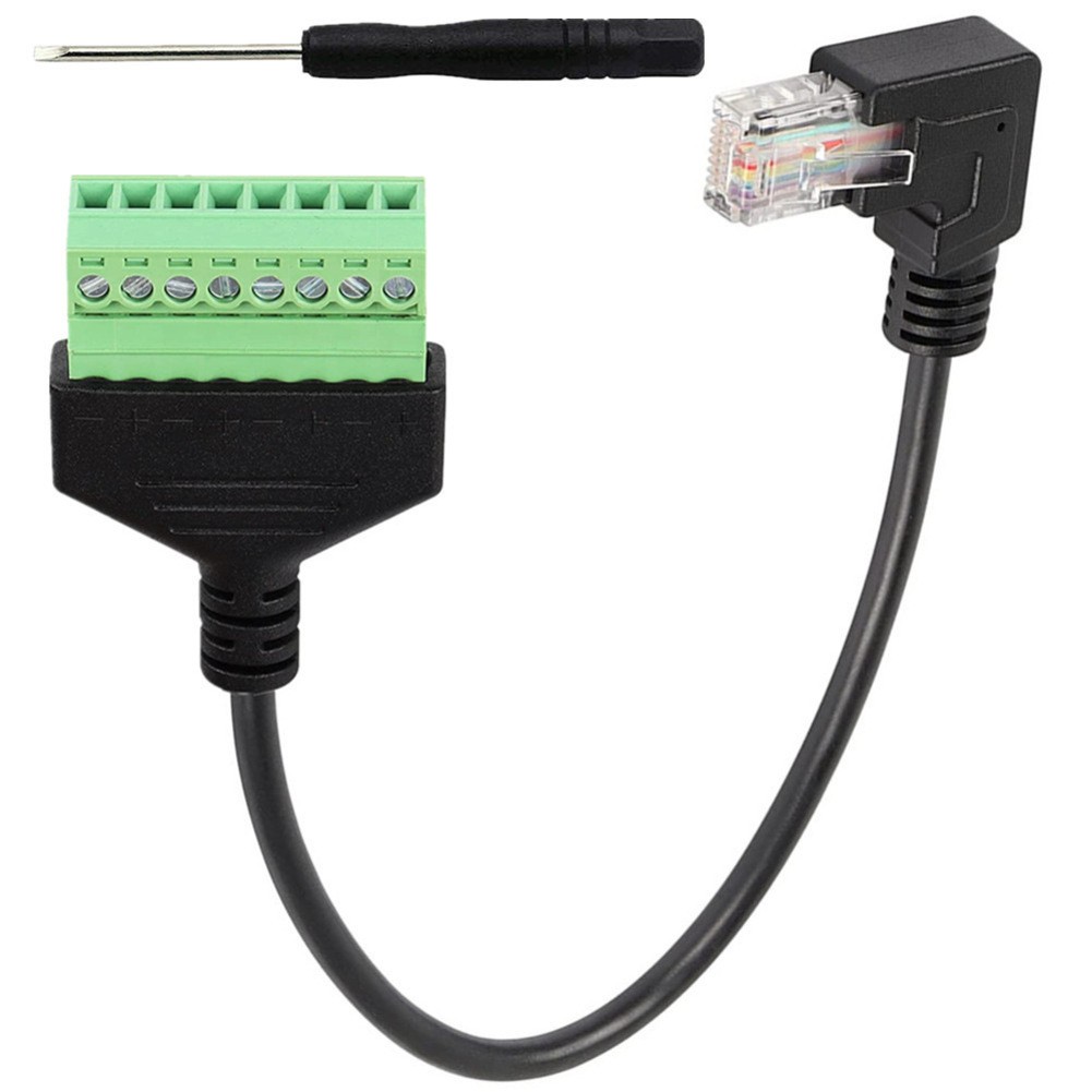 Adaptateur câble réseau pour bornes RJ45 vers 8 broches pour différents câbles - Photo 20/24