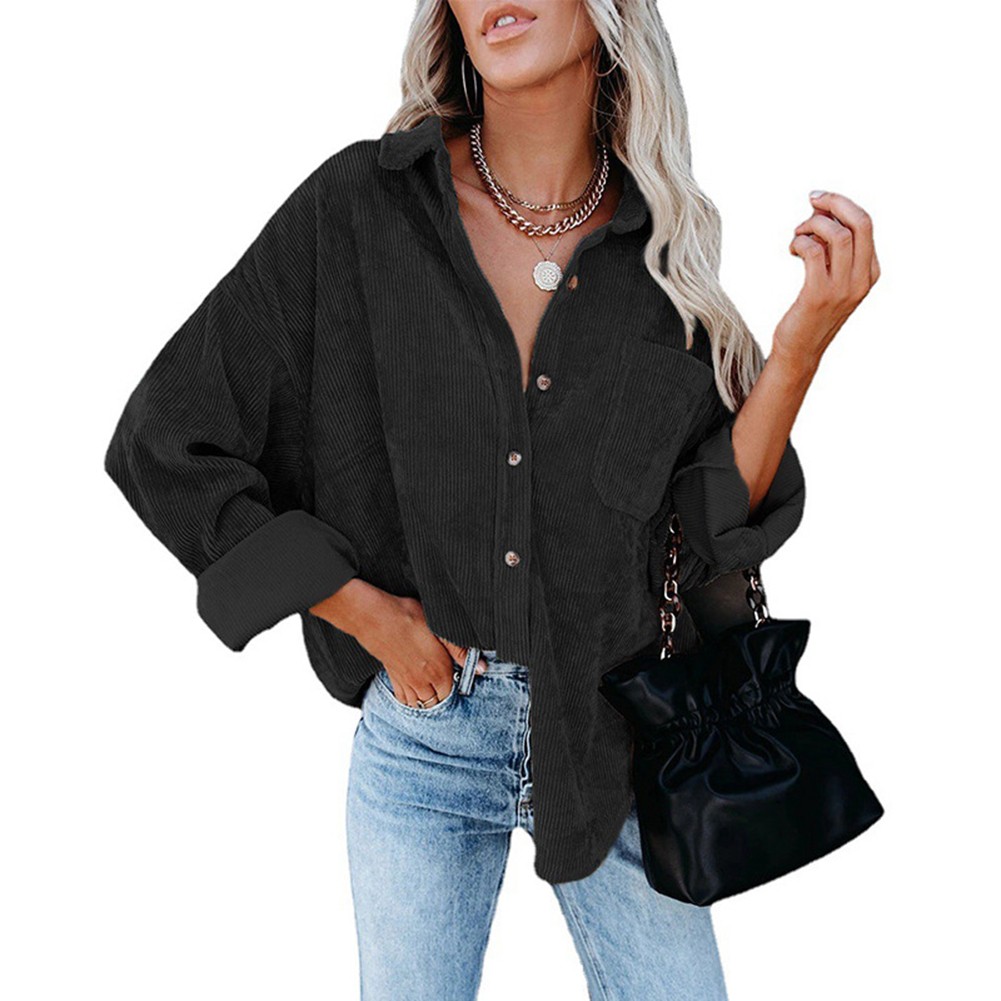 Loose Casual Shirt Spring Autumn Shirt Suitable For Autumn Polyester Shirt - Picture 25 of 72