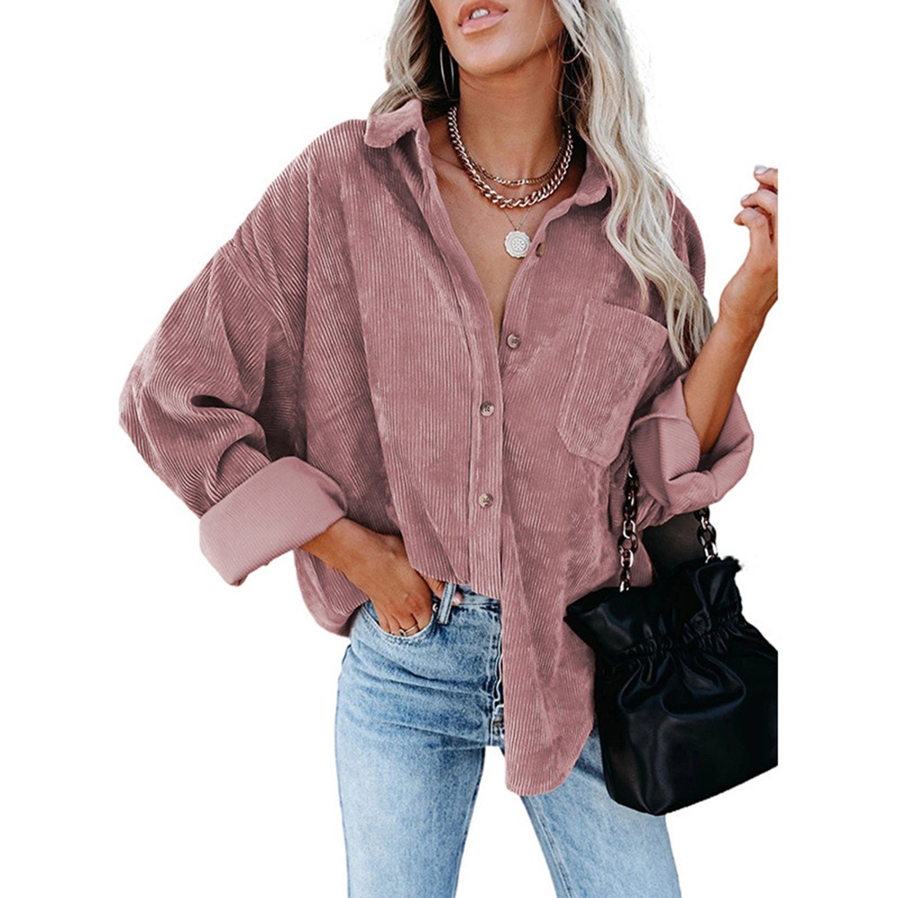 Loose Casual Shirt Spring Autumn Shirt Suitable For Autumn Polyester Shirt - Picture 31 of 72