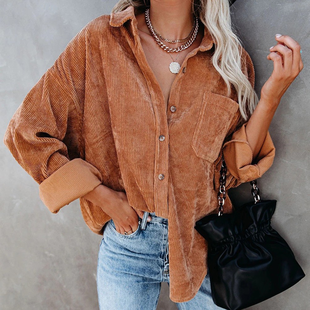 Loose Casual Shirt Spring Autumn Shirt Suitable For Autumn Polyester Shirt - Picture 67 of 72
