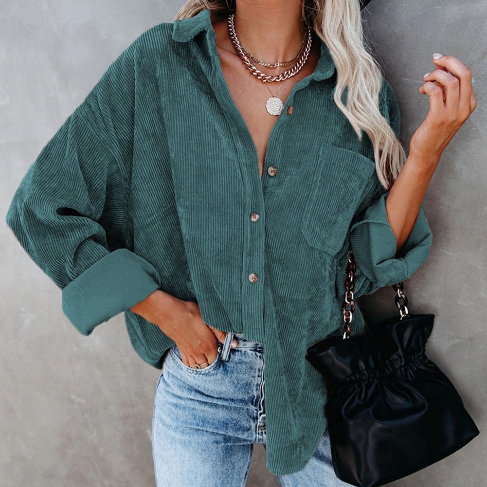 Loose Casual Shirt Spring Autumn Shirt Suitable For Autumn Polyester Shirt - Picture 41 of 72