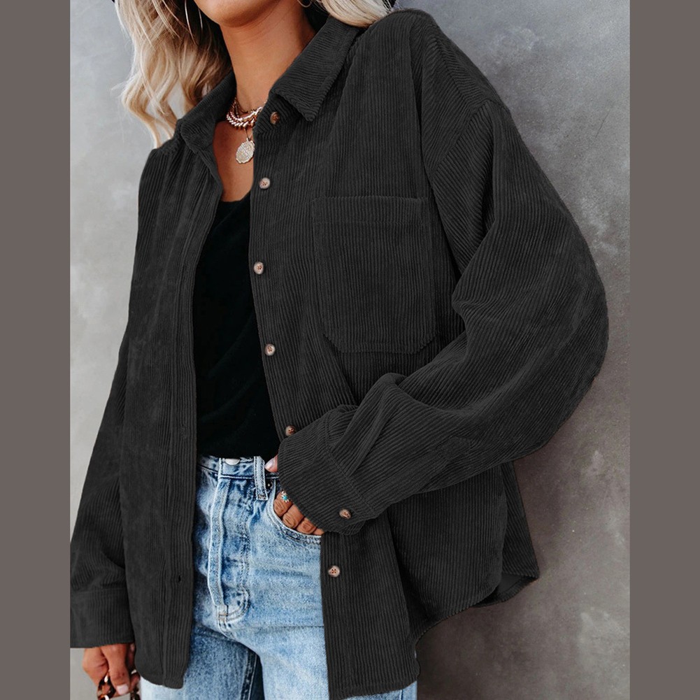 Loose Casual Shirt Spring Autumn Shirt Suitable For Autumn Polyester Shirt - Picture 29 of 72