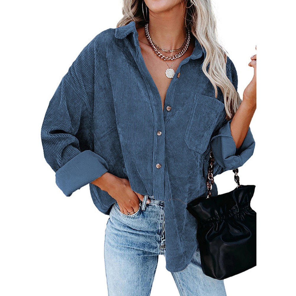 Loose Casual Shirt Spring Autumn Shirt Suitable For Autumn Polyester Shirt - Picture 45 of 72