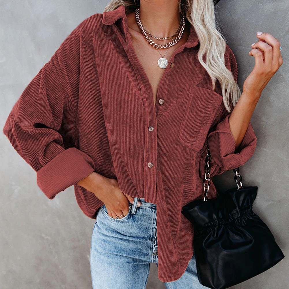 Loose Casual Shirt Spring Autumn Shirt Suitable For Autumn Polyester Shirt - Picture 55 of 72