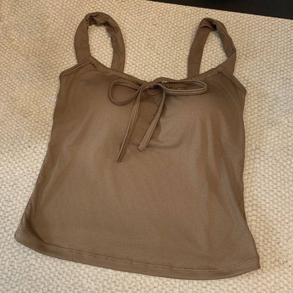 Fashionable Women's Bow Camisole Vest for Daily and Holiday Activities - Picture 13 of 13