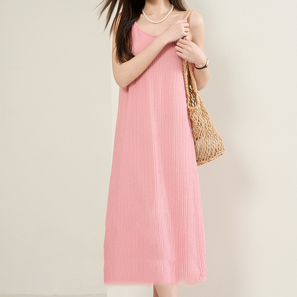 New Womens Suspenders Dress Fashion Pleated Long Skirt for All Seasons - Picture 7 of 12