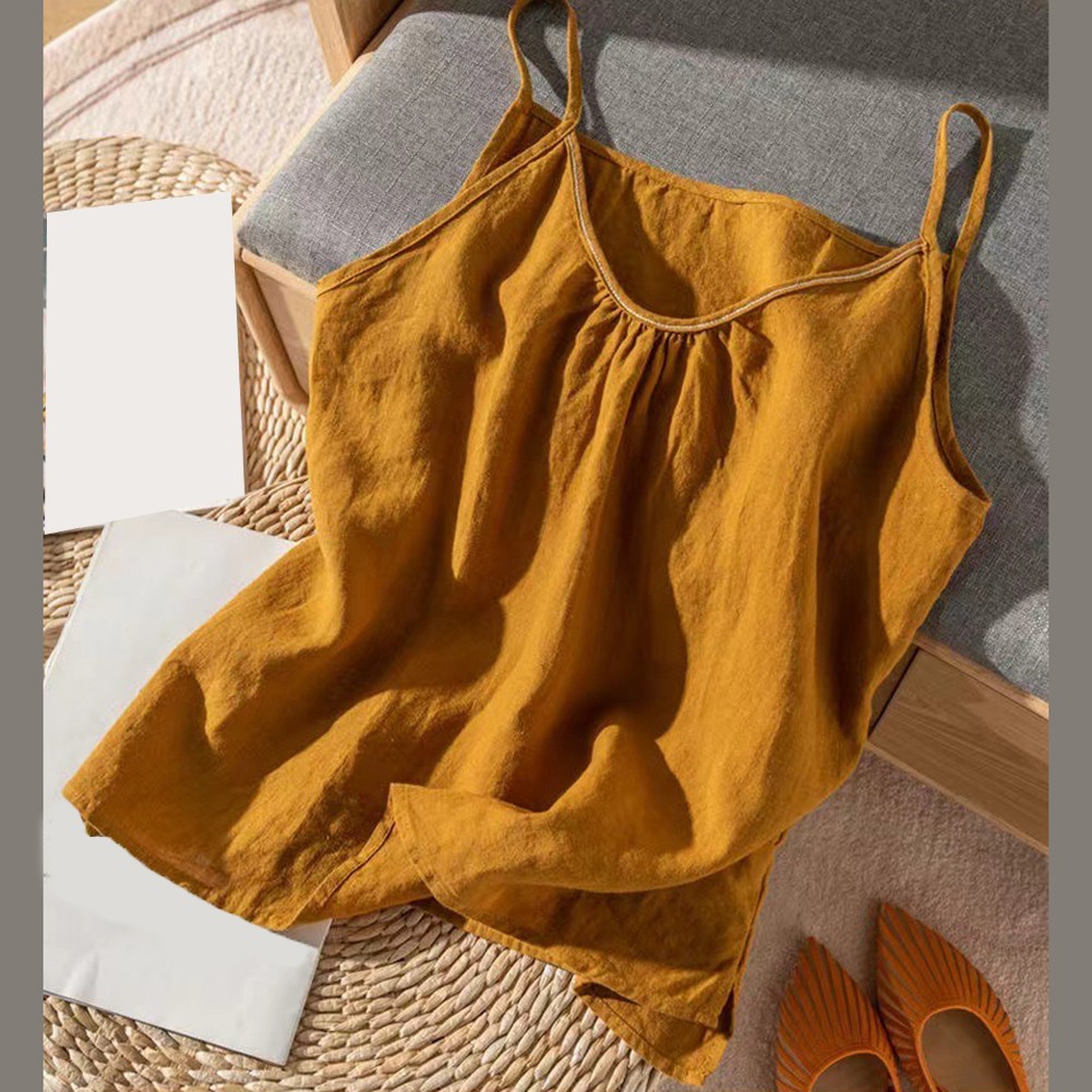 Women Sleeveless Vest Top for Summer in Solid Colors for Everyday and Vacation - Zdjęcie 14 z 32
