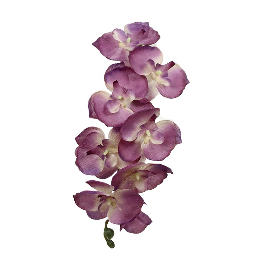 Realistic 8 Head Phalaenopsis Orchids to Enhance Home and Wedding Decor