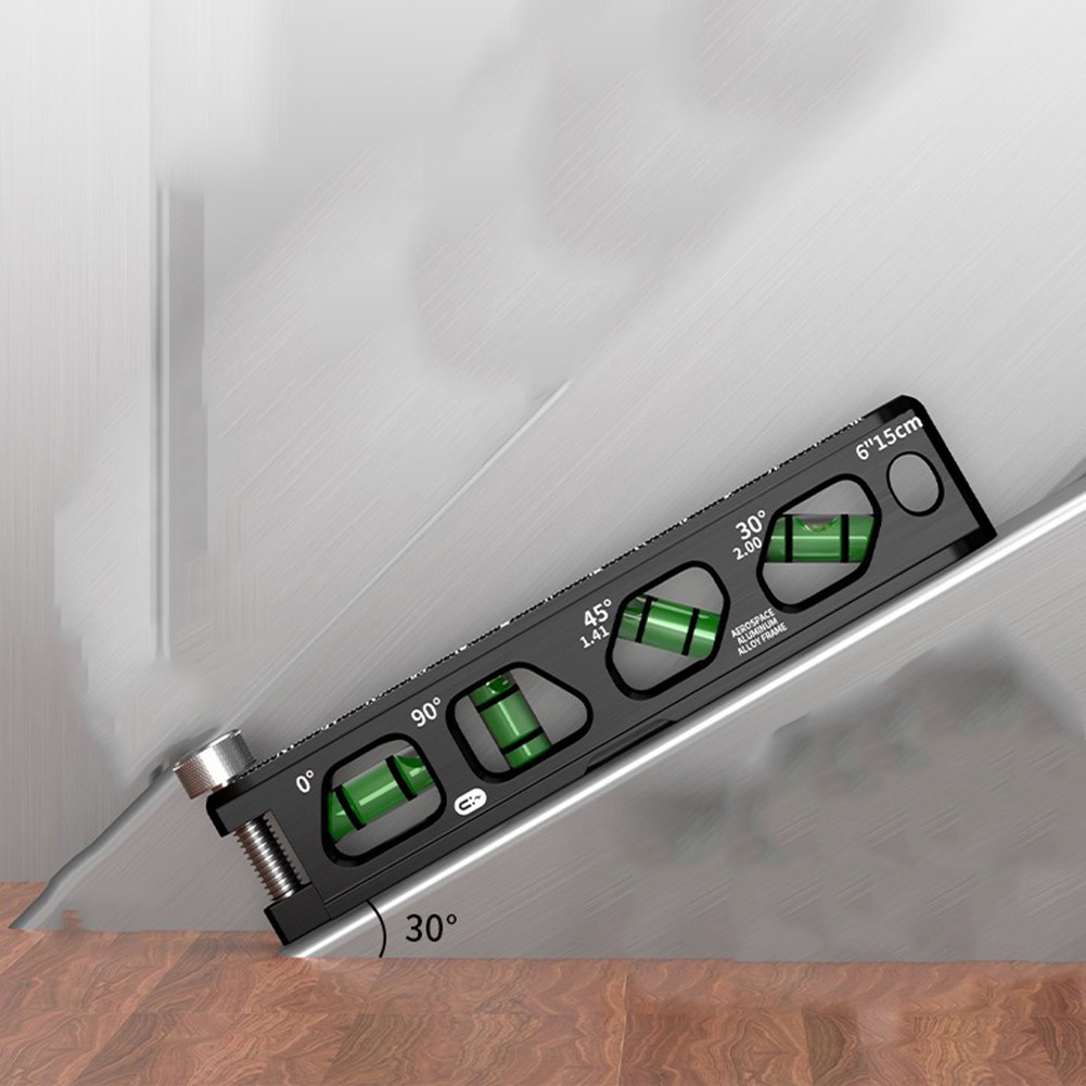Nivel magnético multiángulo de 6 pulgadas con fácil fijación para metalurgia - Imagen 15 de 27
