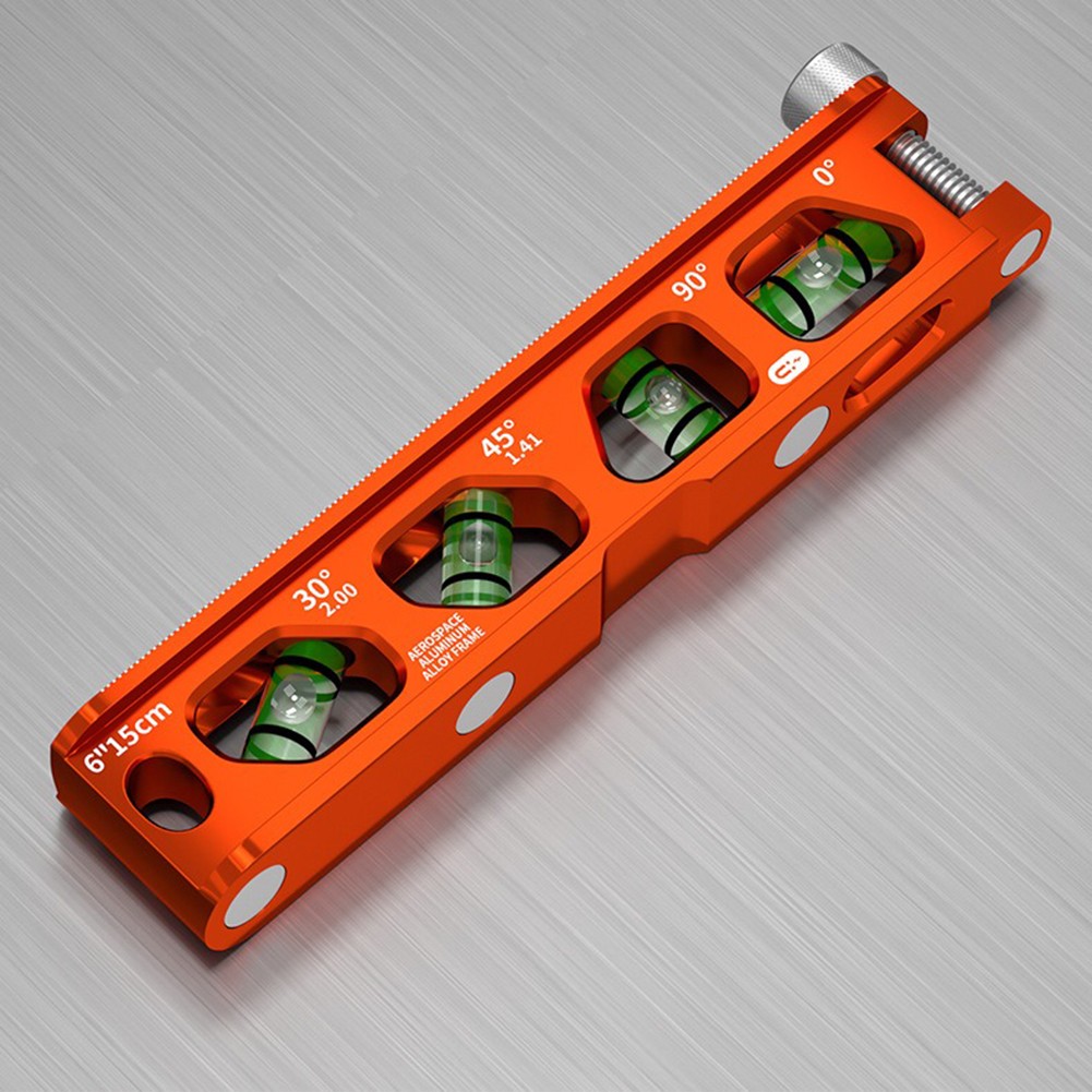 Nivel magnético multiángulo de 6 pulgadas con fácil fijación para metalurgia - Imagen 20 de 27