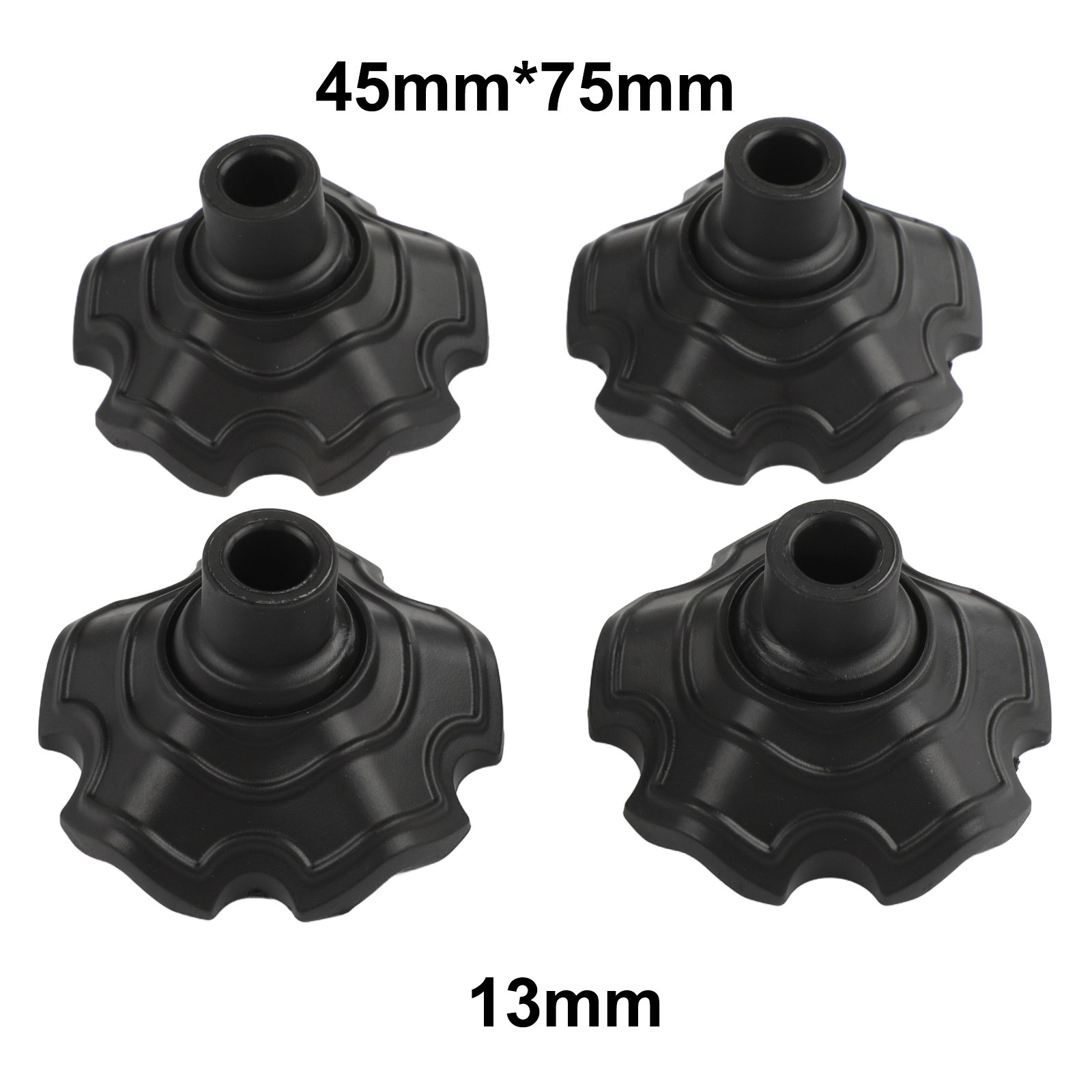 Plastic Foot for For Pads for Camping Chairs Set of 4 Nonslip Functionality