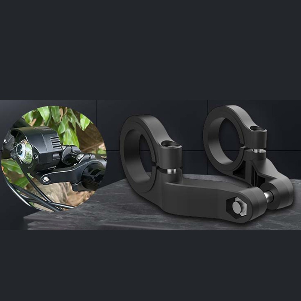 Fahrrad Scheinwerfer Halterung 2 Stück - Verstellbar Für 22,2mm Lenker E-Bike Roller