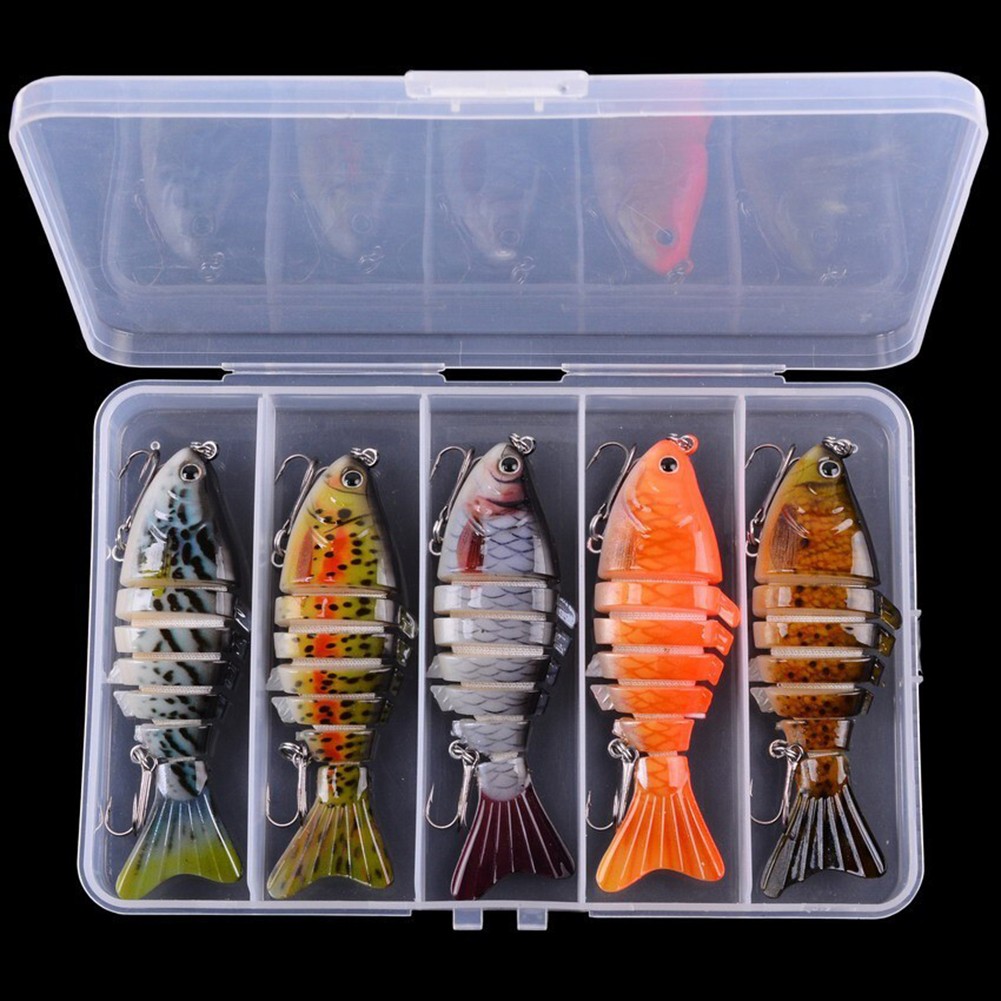 Knstliche Fischkder 10cm Kder Set Angelausflge 5 Stck verpackt leuchte  | eBay.de