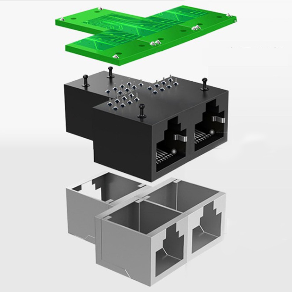 For RJ45 Splitter 1 to 2 Enhance Your Network with For dual Device Support - Afbeelding 19 van 20