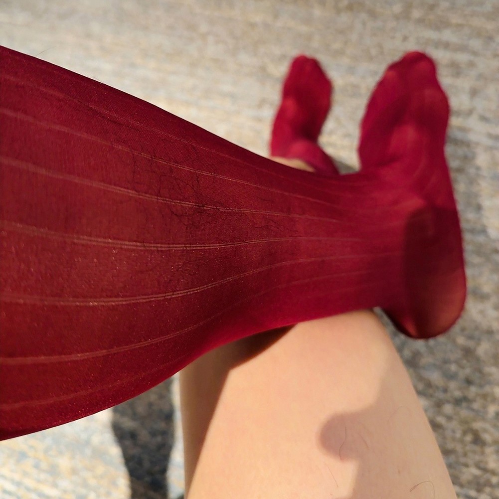 Pour vêtements d'affaires hommes rayures robe chaussettes bas tube transparent - Picture 45 of 62