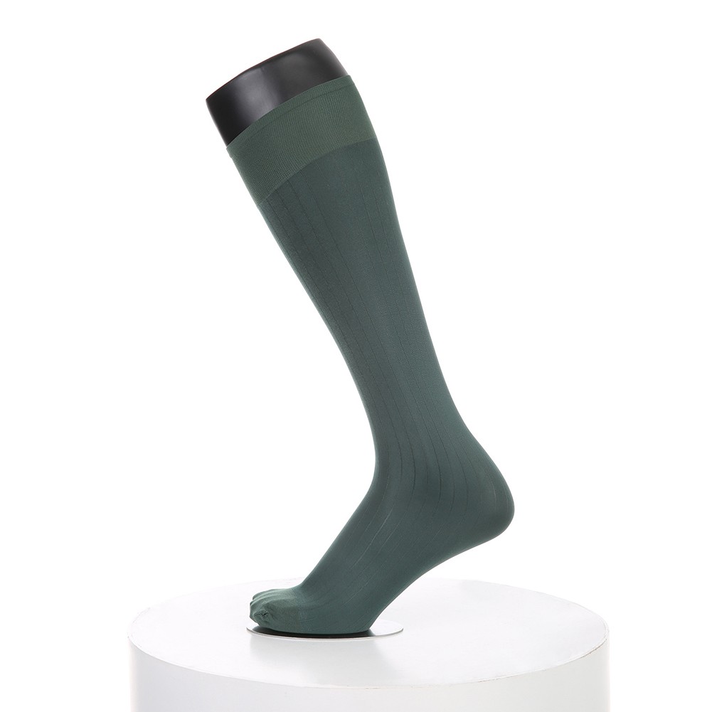 Pour vêtements d'affaires hommes rayures robe chaussettes bas tube transparent - Picture 46 of 62