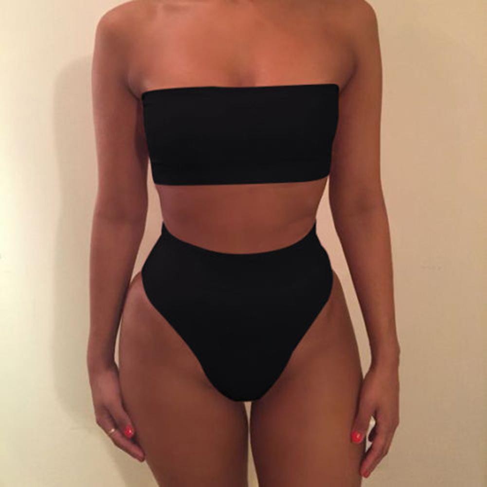 Elegant Strapless Bikini for Ladies Ideal for Vacation Home and Club Use
