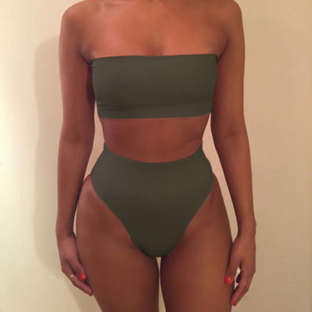 Elegant Strapless Bikini for Ladies Ideal for Vacation Home and Club Use