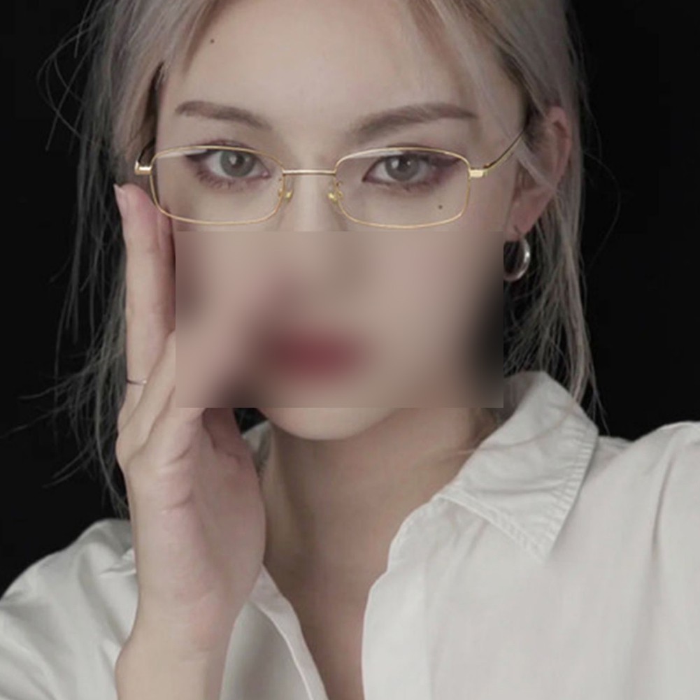 Fashion Forward Rectangular Eyeglass Frames Suitable for Office and Gaming - Zdjęcie 7 z 13
