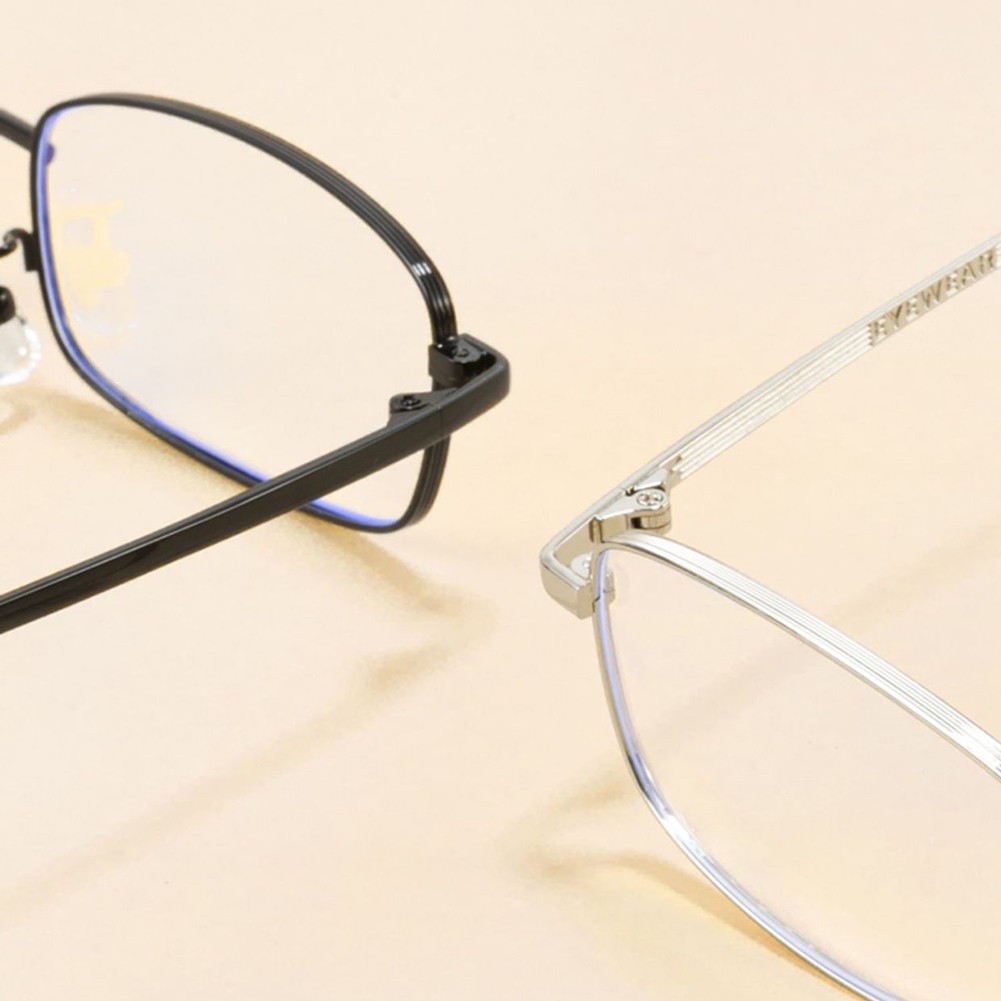 Fashion Forward Rectangular Eyeglass Frames Suitable for Office and Gaming - Zdjęcie 3 z 13