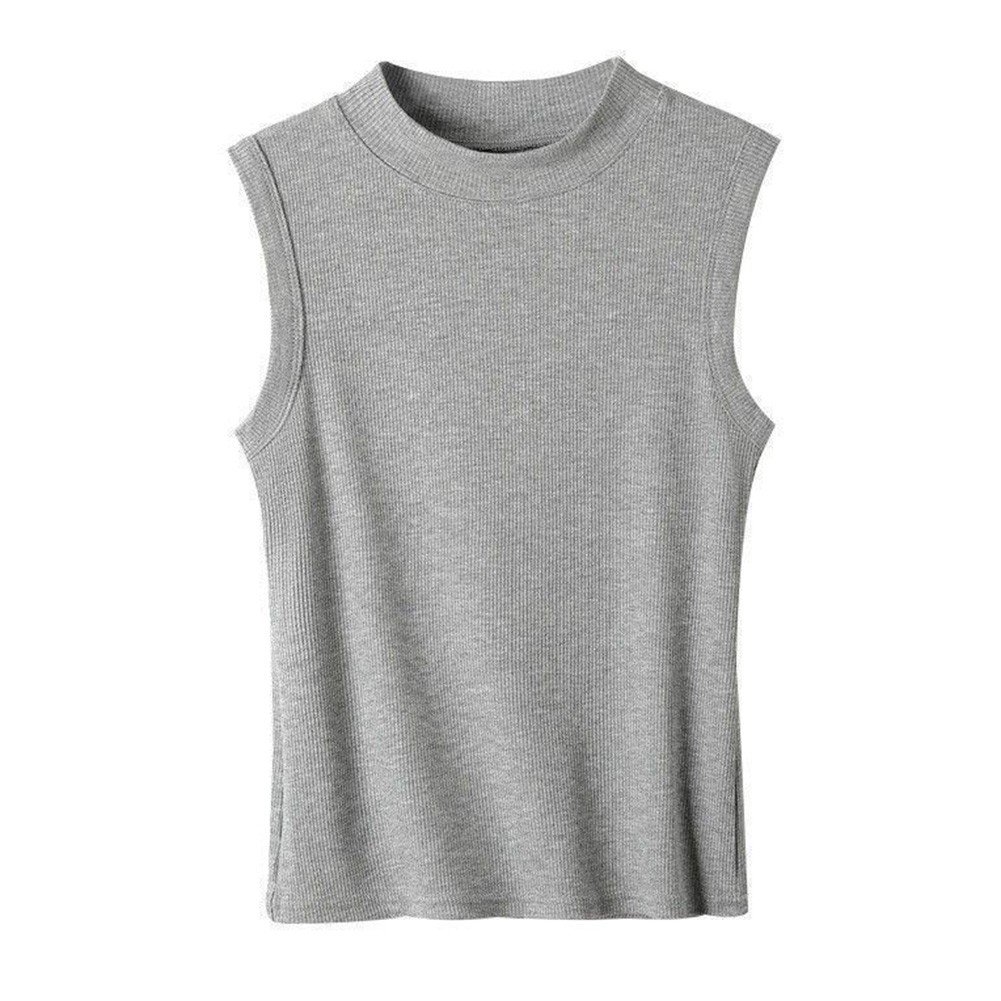 Women Summer Casual Vests with Slim Fit Design in Solid Colors for Daily Wear - Picture 27 of 42