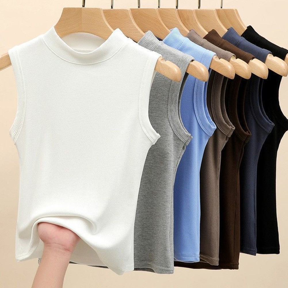 Women Summer Casual Vests with Slim Fit Design in Solid Colors for Daily Wear - Picture 22 of 42