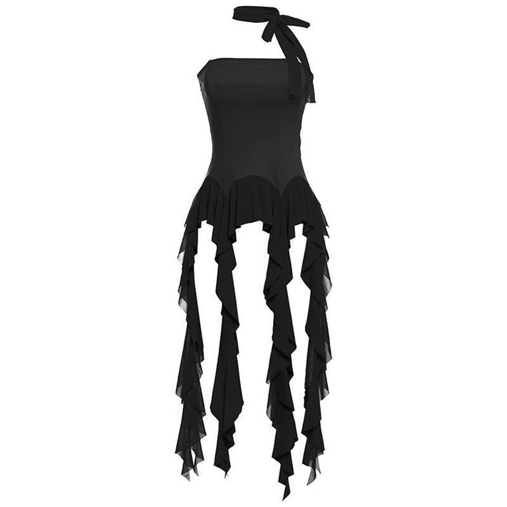 Vintage Women Off Shoulder Halter Vest Solid Color Tank Tops for Summer - Picture 16 of 30