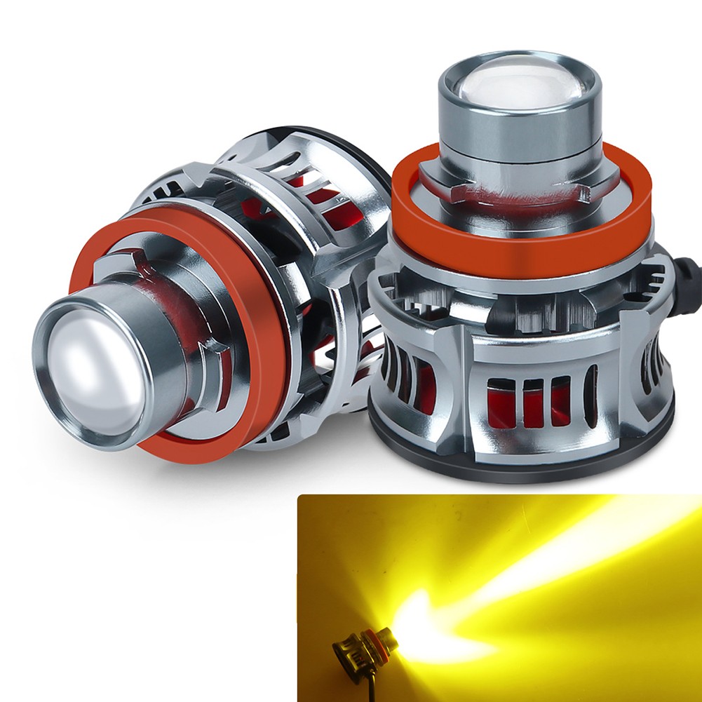 High Definition 2pcs H11 LED Bulbs for Car 12V Fog Lights in Various Colors - Picture 14 of 15