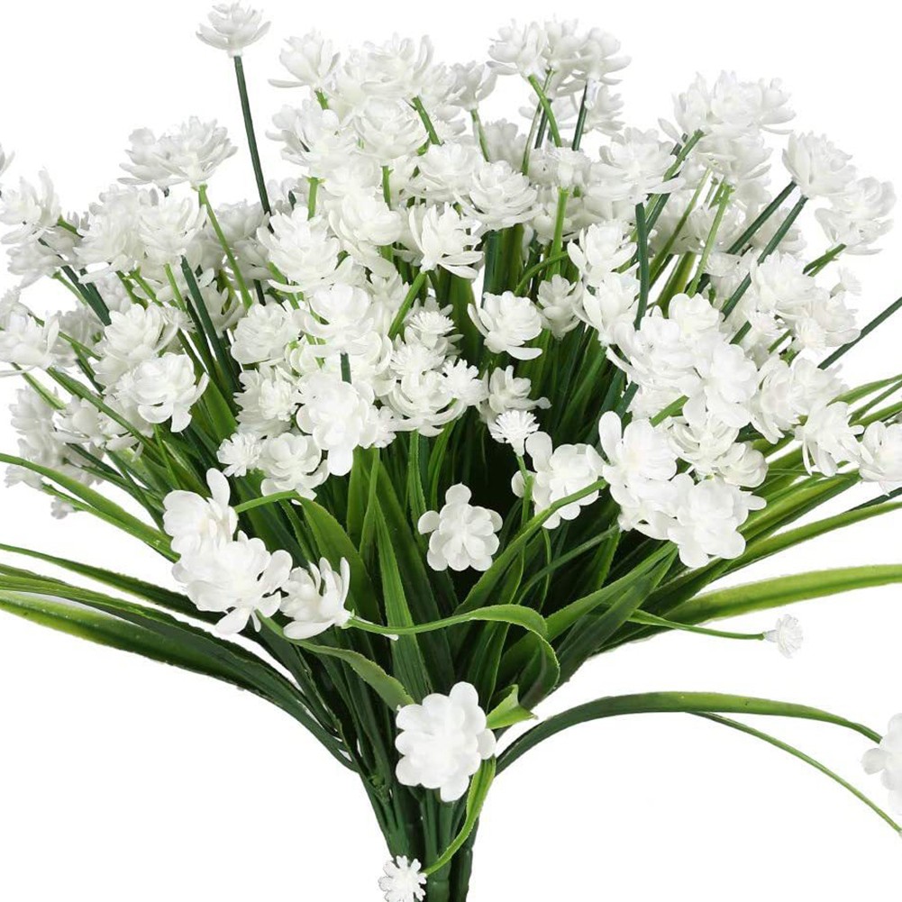Artificial Flowers 14 Inches Tall Creative Arrangements Indoor Outdoor Use - Picture 34 of 82
