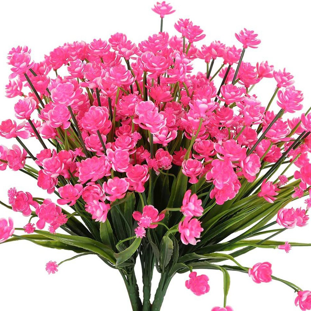 Artificial Flowers 14 Inches Tall Creative Arrangements Indoor Outdoor Use - Picture 66 of 82