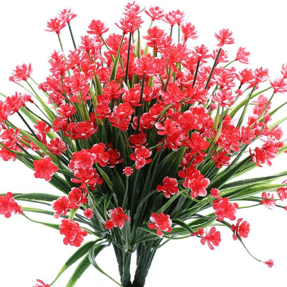 Artificial Flowers 14 Inches Tall Creative Arrangements Indoor Outdoor Use - Picture 77 of 82