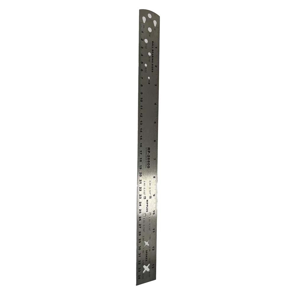13 Inch Stainless Steel Spoke Measuring Ruler for Accurate Measurements - Picture 8 of 11