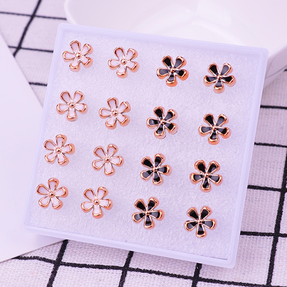 Boucles D'Oreilles Tête De Mort Pour Hommes Femmes Vintage En Acier