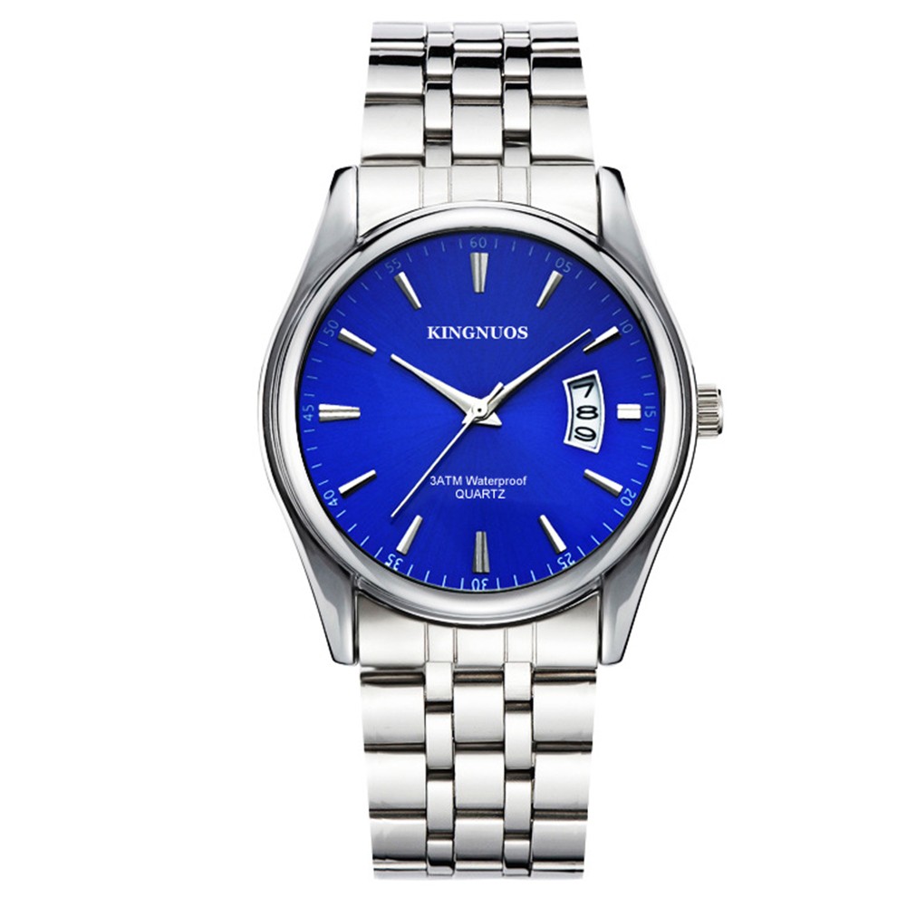 Herren Stahlgürtel Uhr mit wasserdichtem Design und Kalenderfunktionalität - Bild 16 von 16