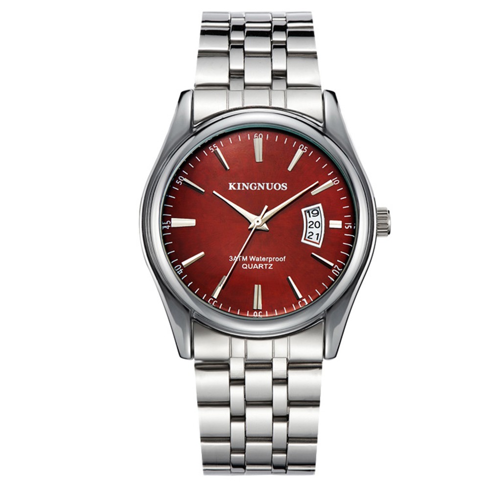 Herren Stahlgürtel Uhr mit wasserdichtem Design und Kalenderfunktionalität - Bild 15 von 16
