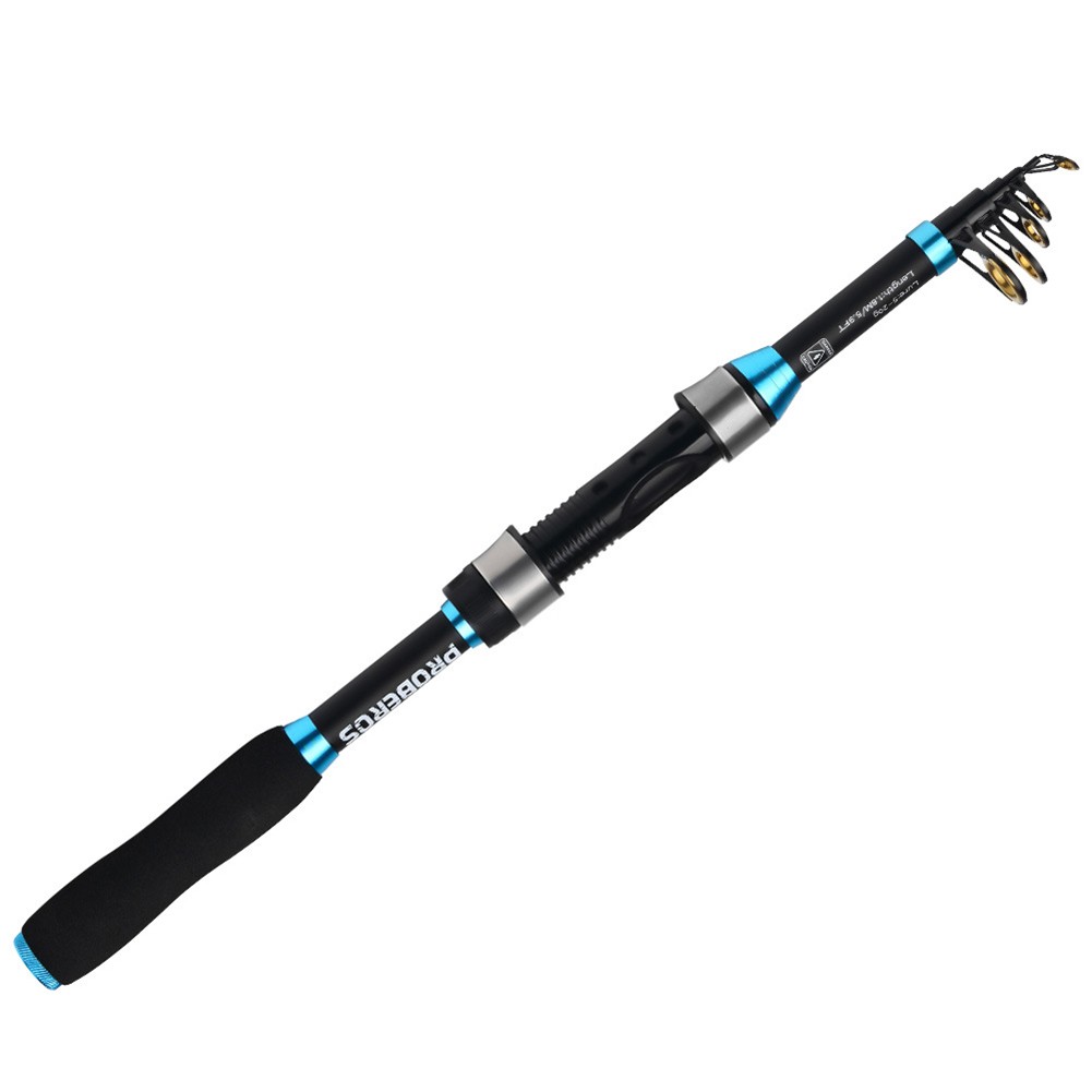 Kohlefaser Outdoor Teleskop Angelrute 180 cm zusammenklappbar auf 405 mm