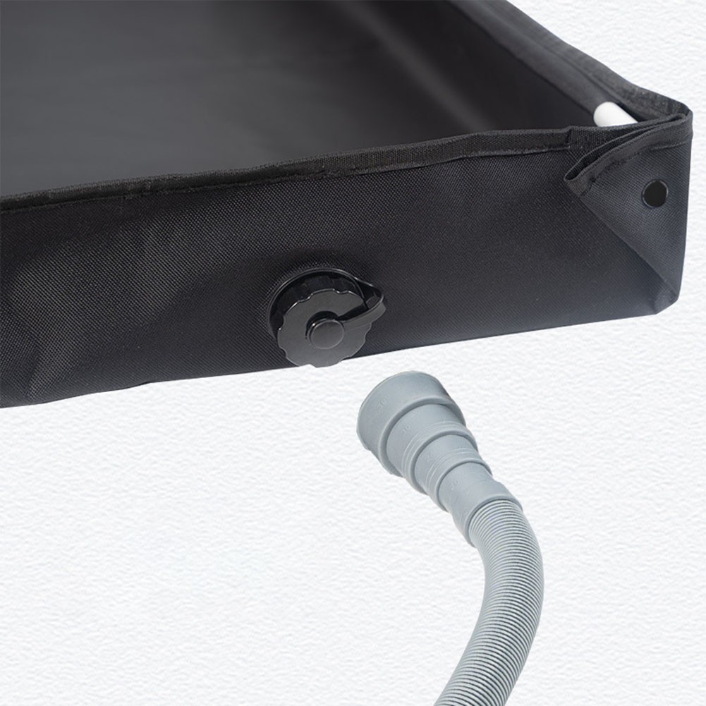 Convenient Shower Tray with Drain Valve Ideal for Camping and Beach Activities - Bild 22 von 25