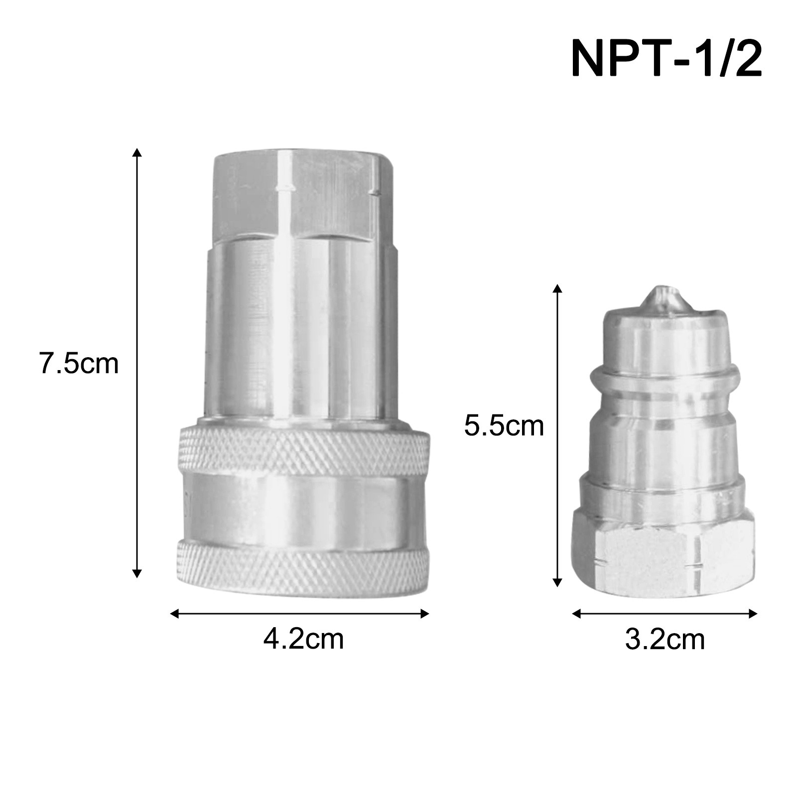 For Tractors Trailers Release Fitting Hydraulic Connector Pneumatics 1 Set - Picture 60 of 79