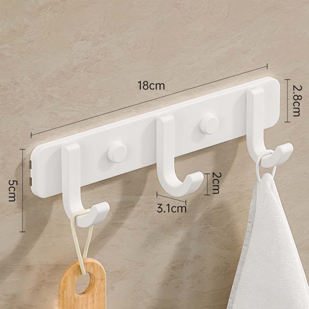 Gancho de pared de aluminio espacial para toallas ropa o accesorios no requiere perforación - Imagen 23 de 79