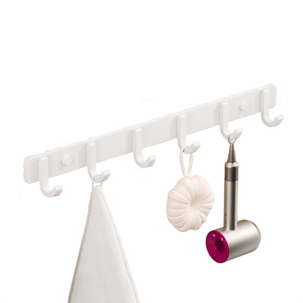 Gancho de pared de aluminio espacial para toallas ropa o accesorios no requiere perforación - Imagen 61 de 79