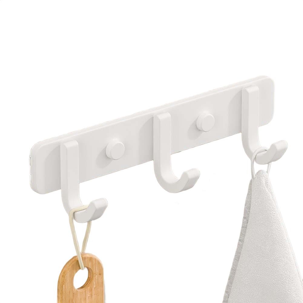 Gancho de pared de aluminio espacial para toallas ropa o accesorios no requiere perforación - Imagen 33 de 79