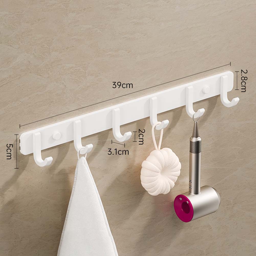 Gancho de pared de aluminio espacial para toallas ropa o accesorios no requiere perforación - Imagen 53 de 79