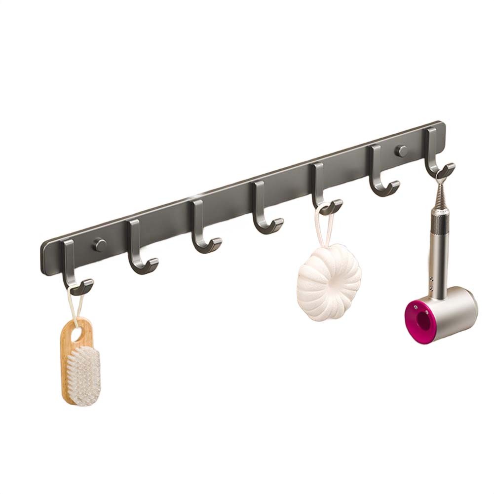 Gancho de pared de aluminio espacial para toallas ropa o accesorios no requiere perforación - Imagen 66 de 79