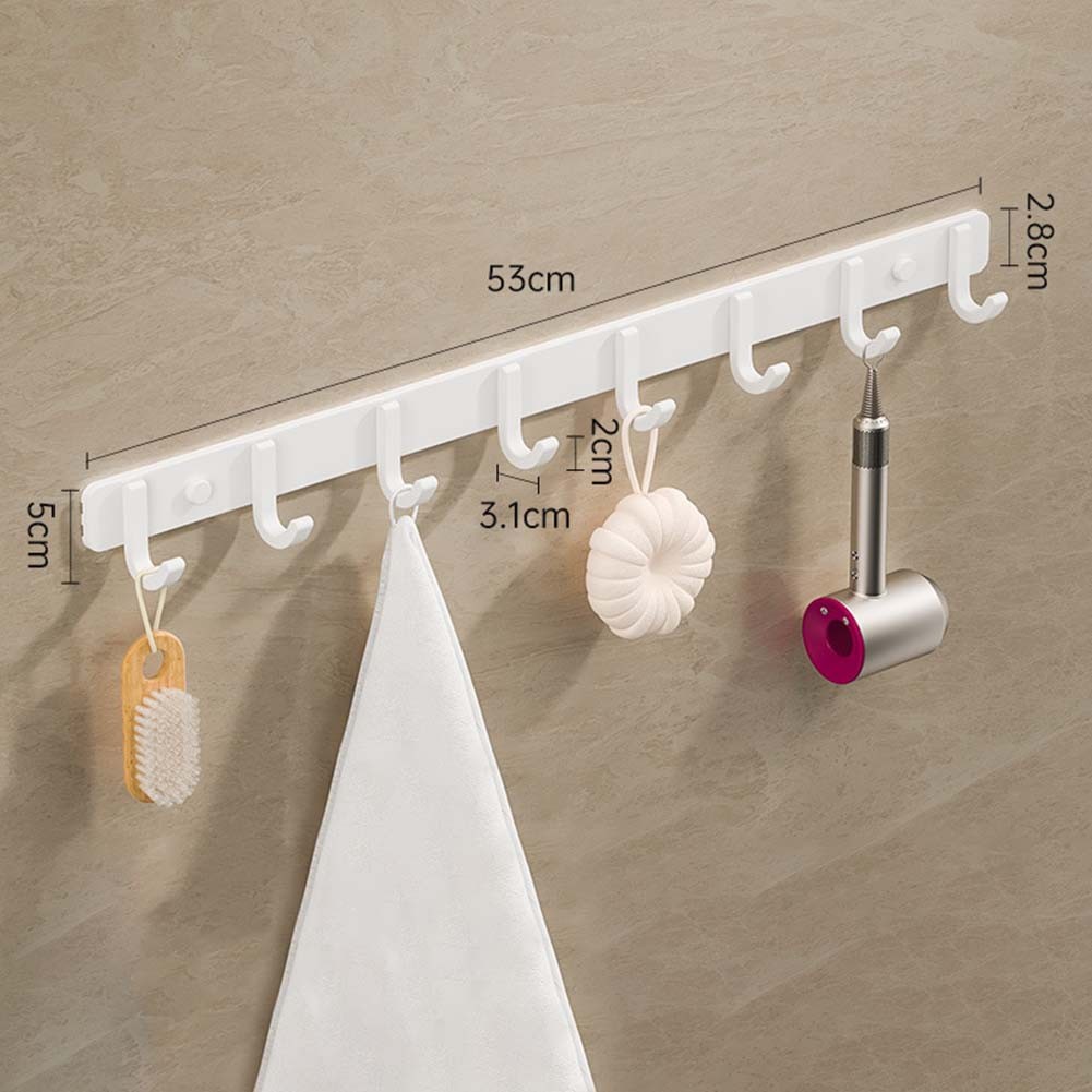 Gancho de pared de aluminio espacial para toallas ropa o accesorios no requiere perforación - Imagen 71 de 79