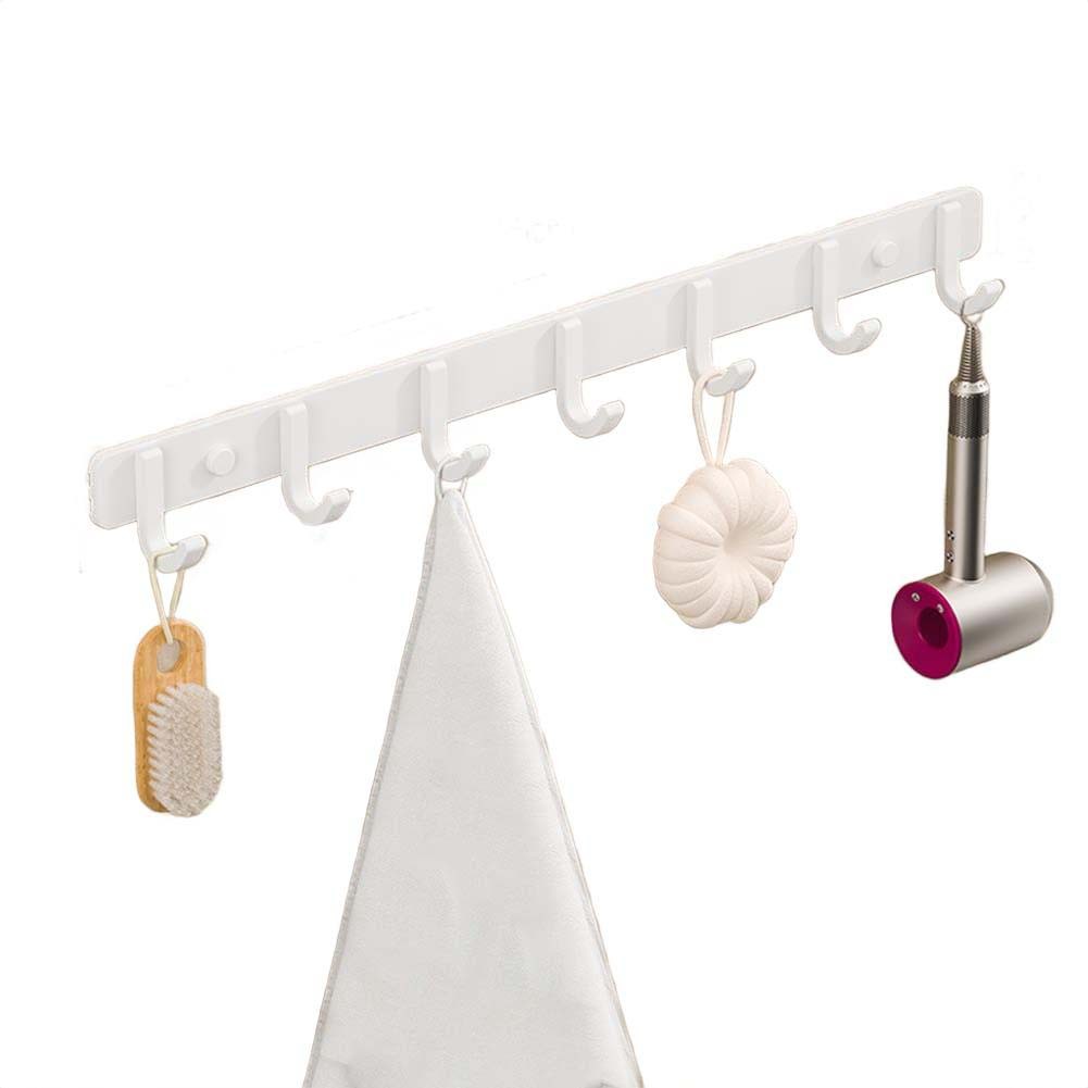 Gancho de pared de aluminio espacial para toallas ropa o accesorios no requiere perforación - Imagen 69 de 79