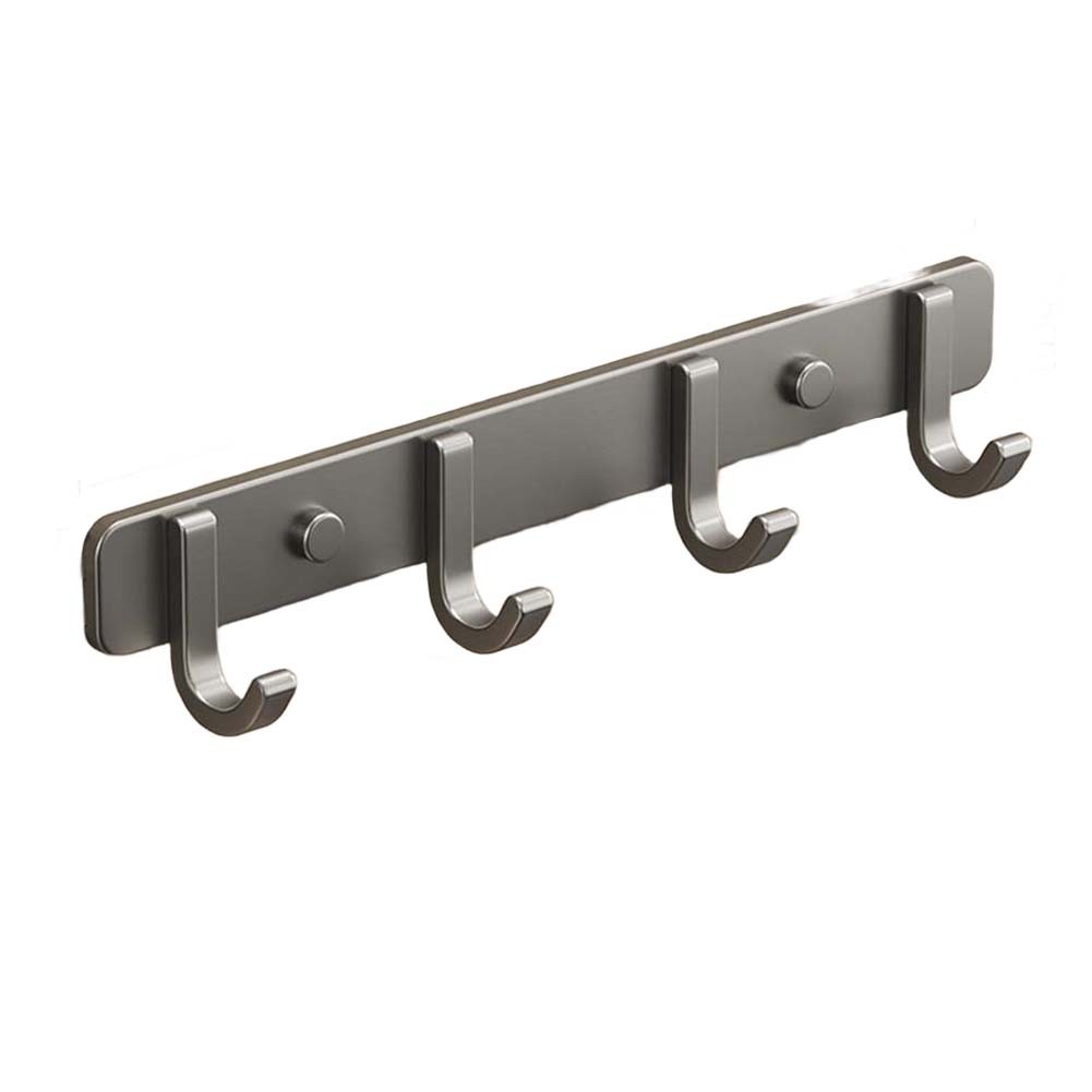 Gancho de pared de aluminio espacial para toallas ropa o accesorios no requiere perforación - Imagen 38 de 79